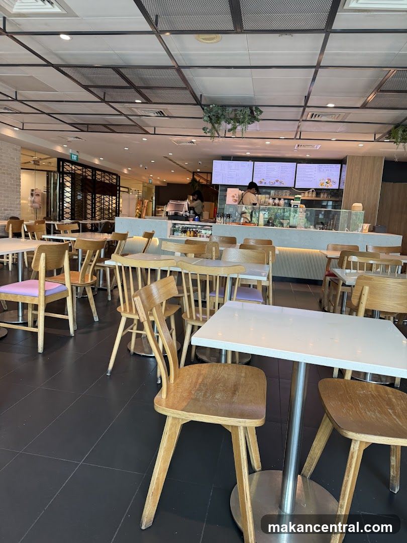 Cafe Interior with Menu Boards