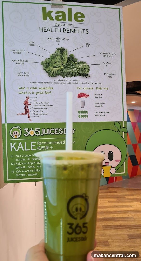 Kale Health Benefits Poster