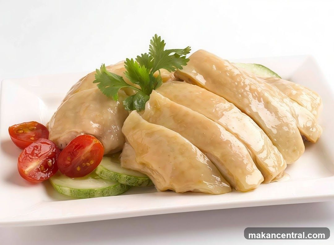 Poached Chicken Slices