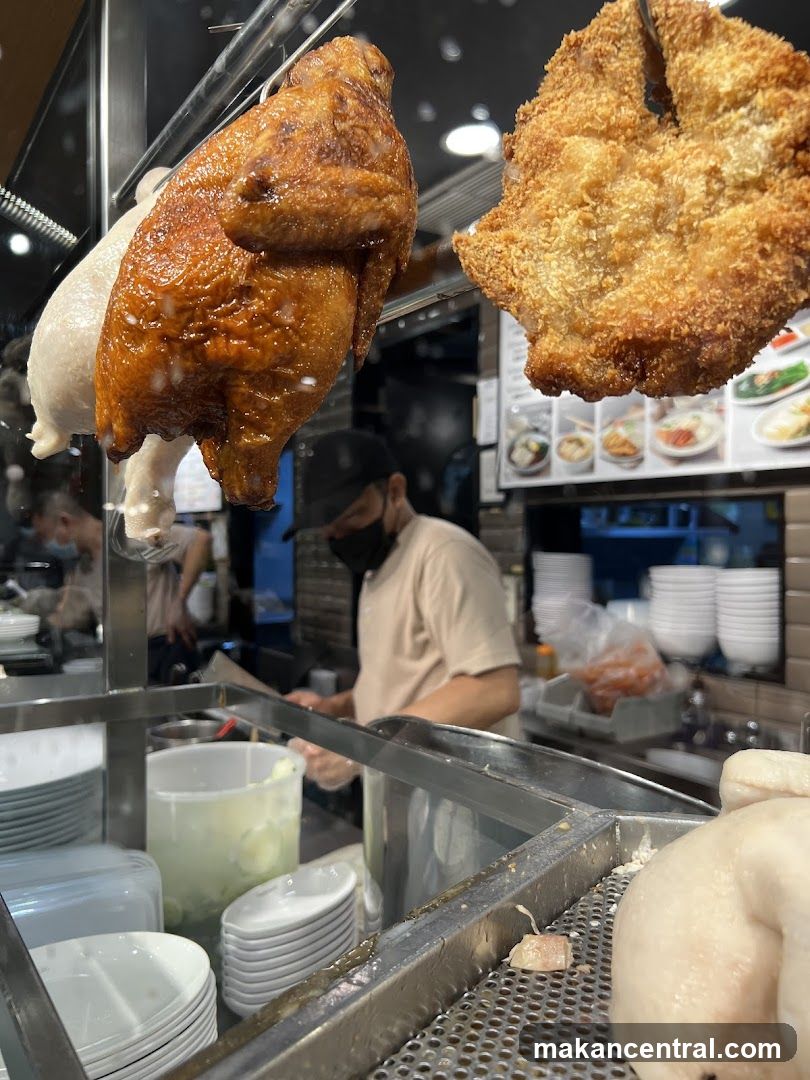Cooked Chickens and Food Preparation