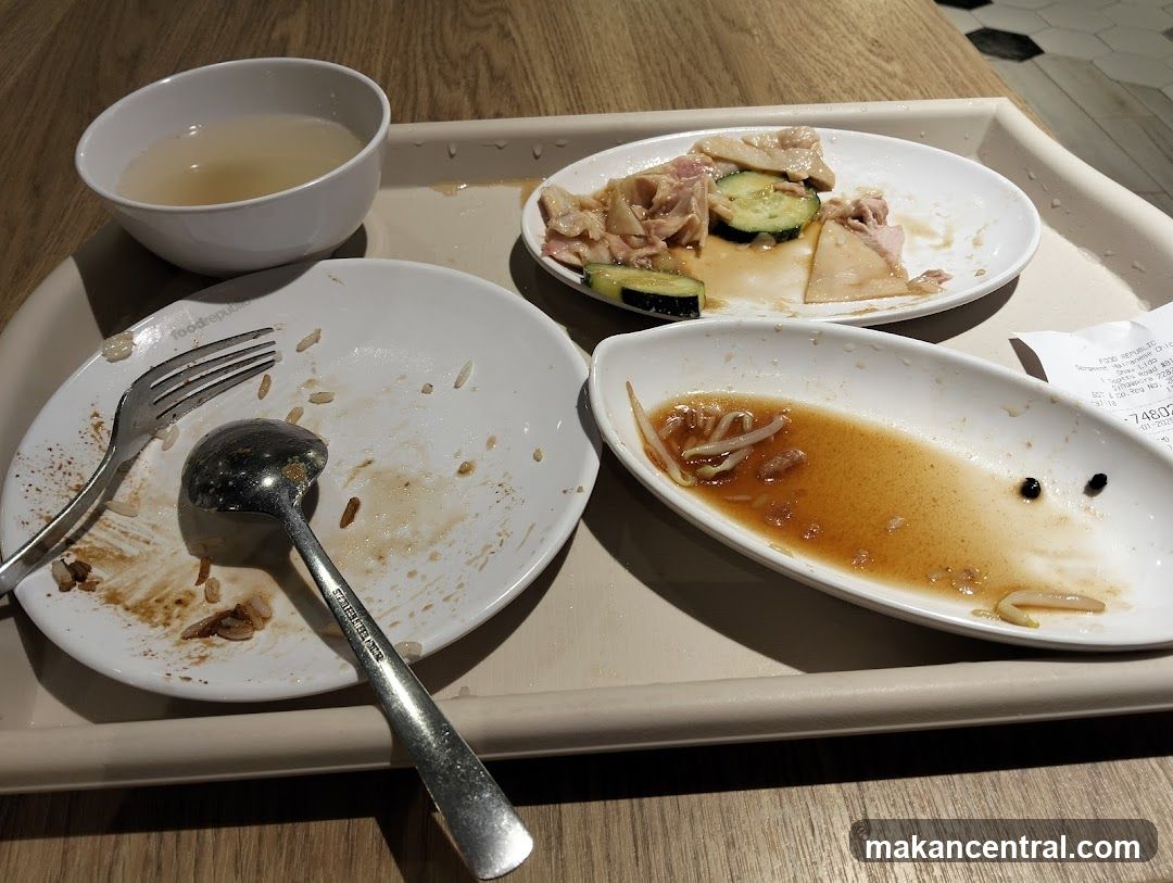 Dirty Plates and Bowl on Tray