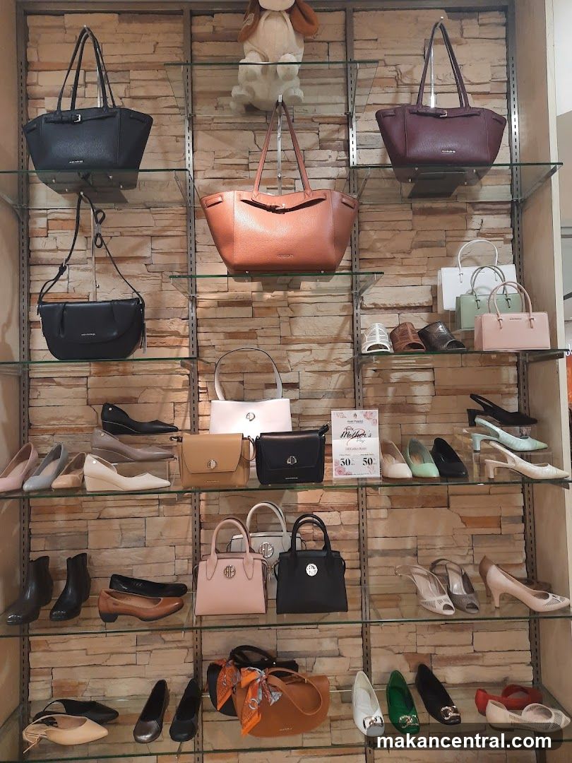 Handbags and Shoes Display