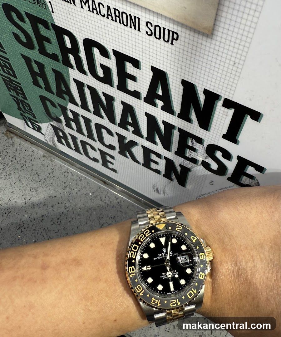 Menu Board with Watch