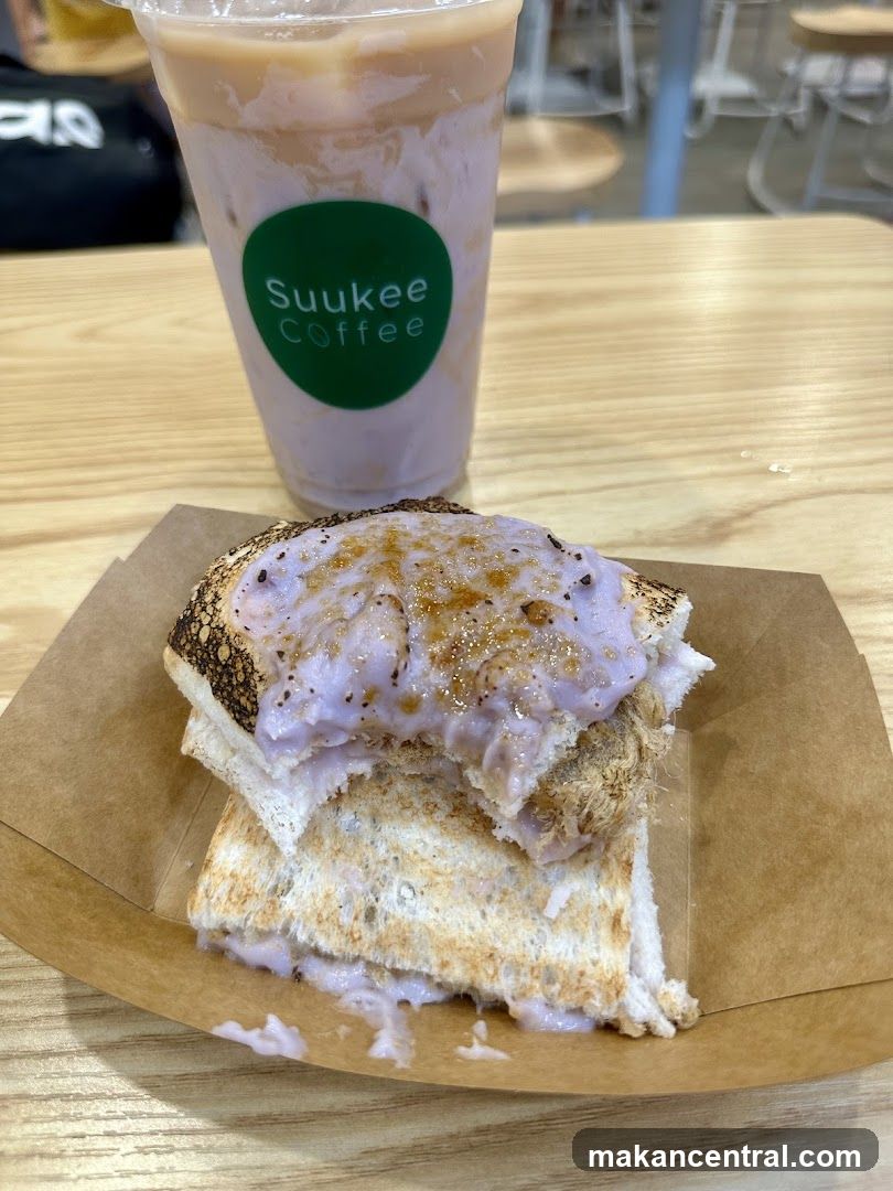 Taro Toast and Coffee