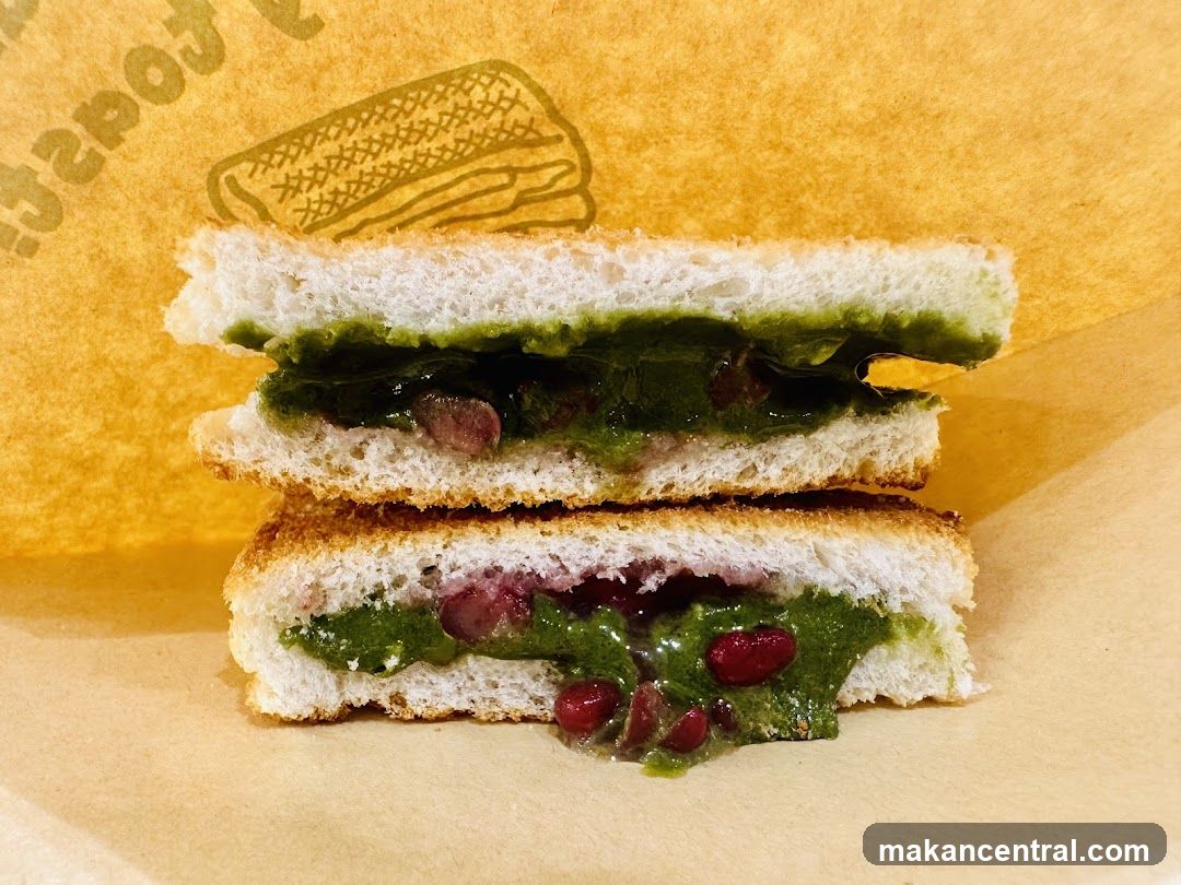 Matcha Red Bean Sandwich