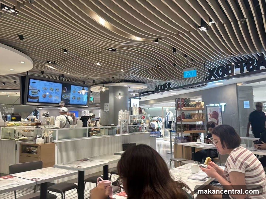 Cafe Interior with Digital Menu Boards