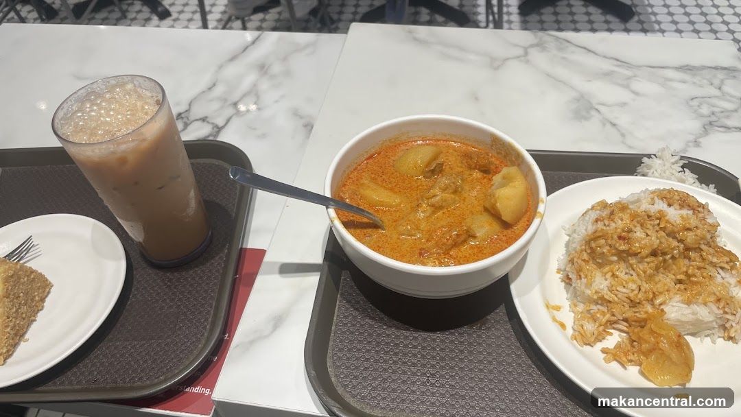 Curry with Rice and Drink
