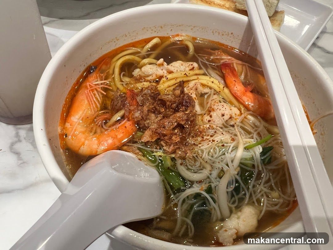 Noodle Soup with Shrimp