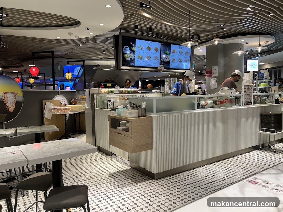 Food counter with staff