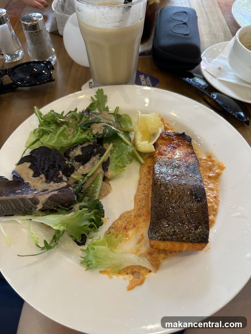 Salmon with Salad