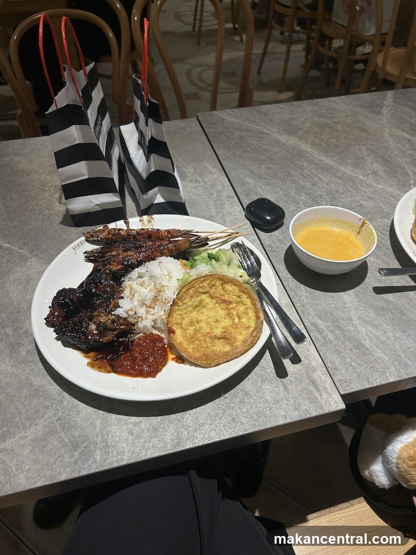 Meal with Shopping Bags