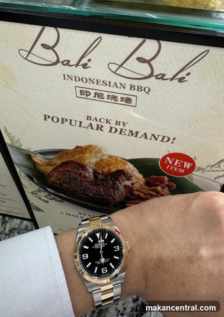 Indonesian BBQ Menu