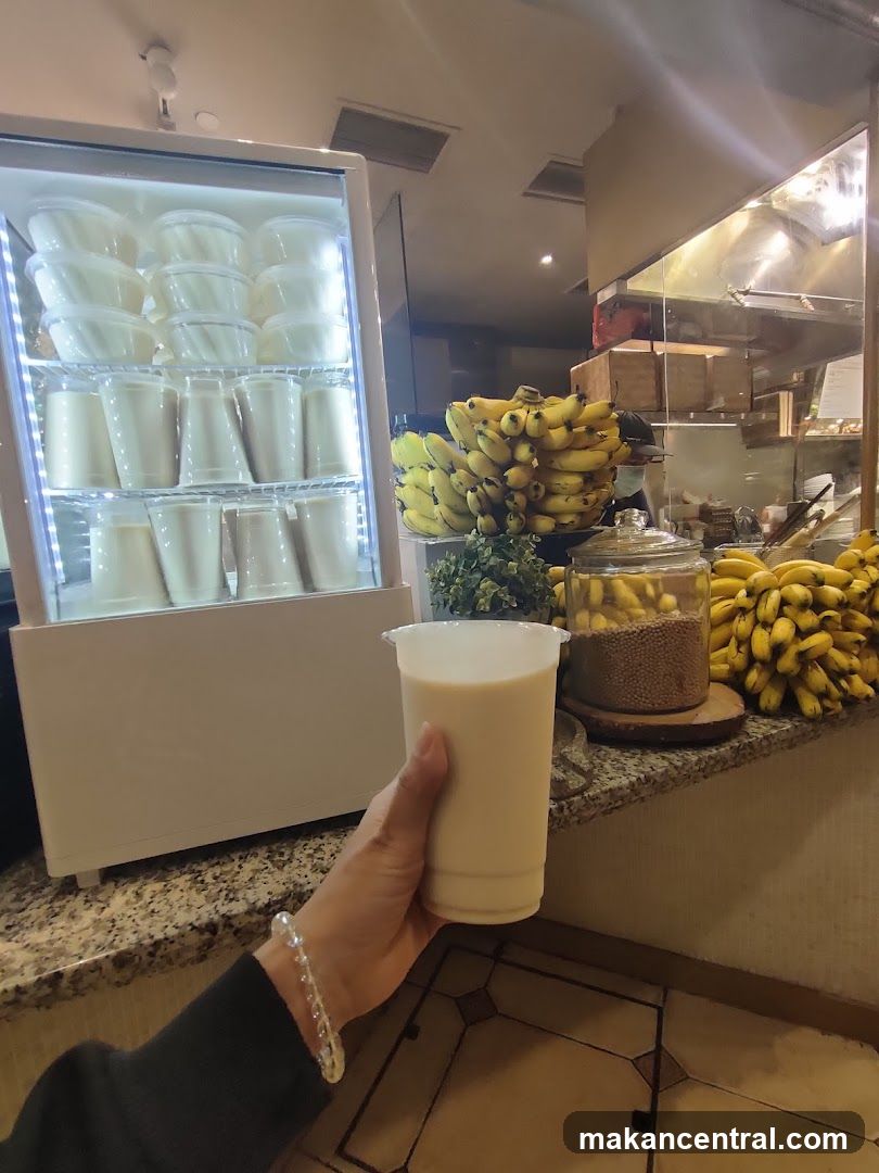 Beverage and Bananas