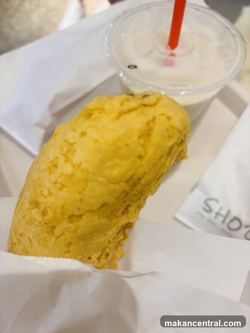 Fried Pastry and Drink