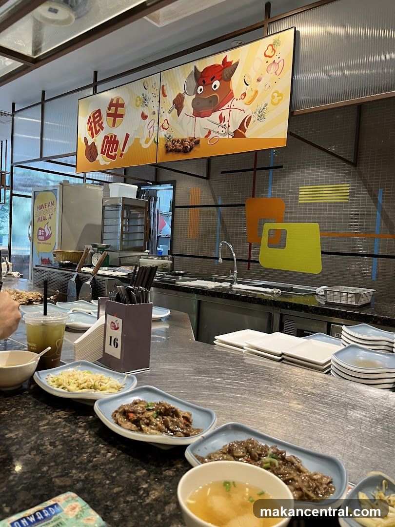 Restaurant Counter with Food