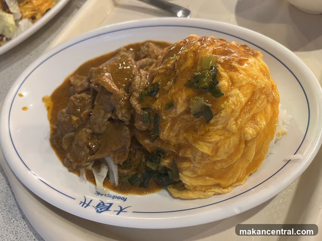 Omelette with Meat and Rice