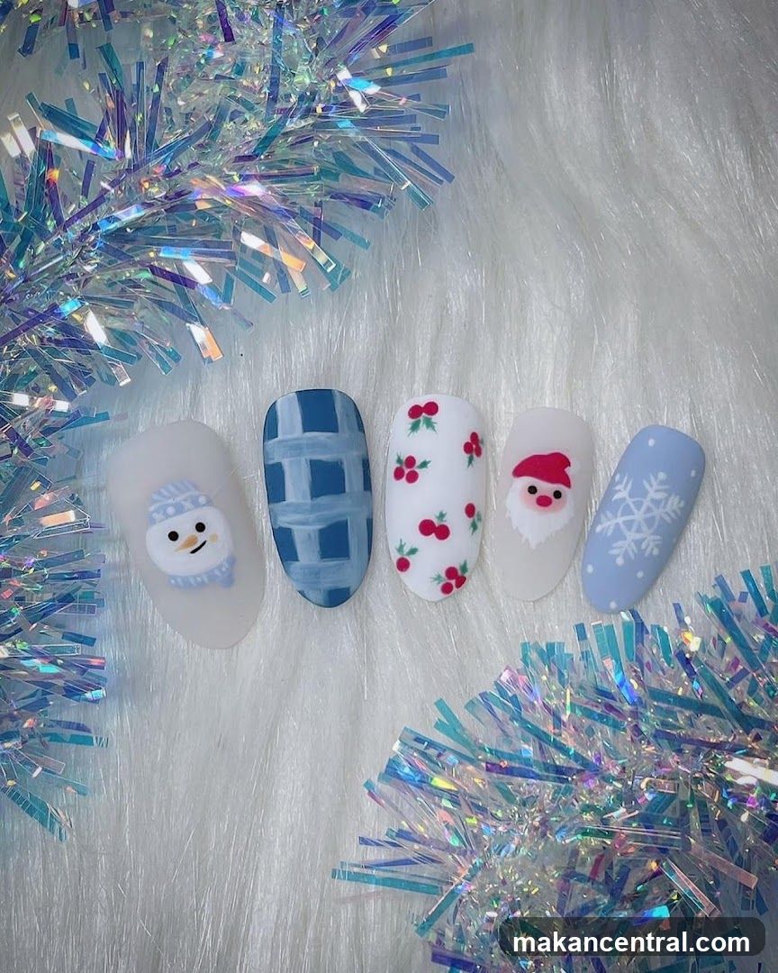 Christmas Themed Nail Art