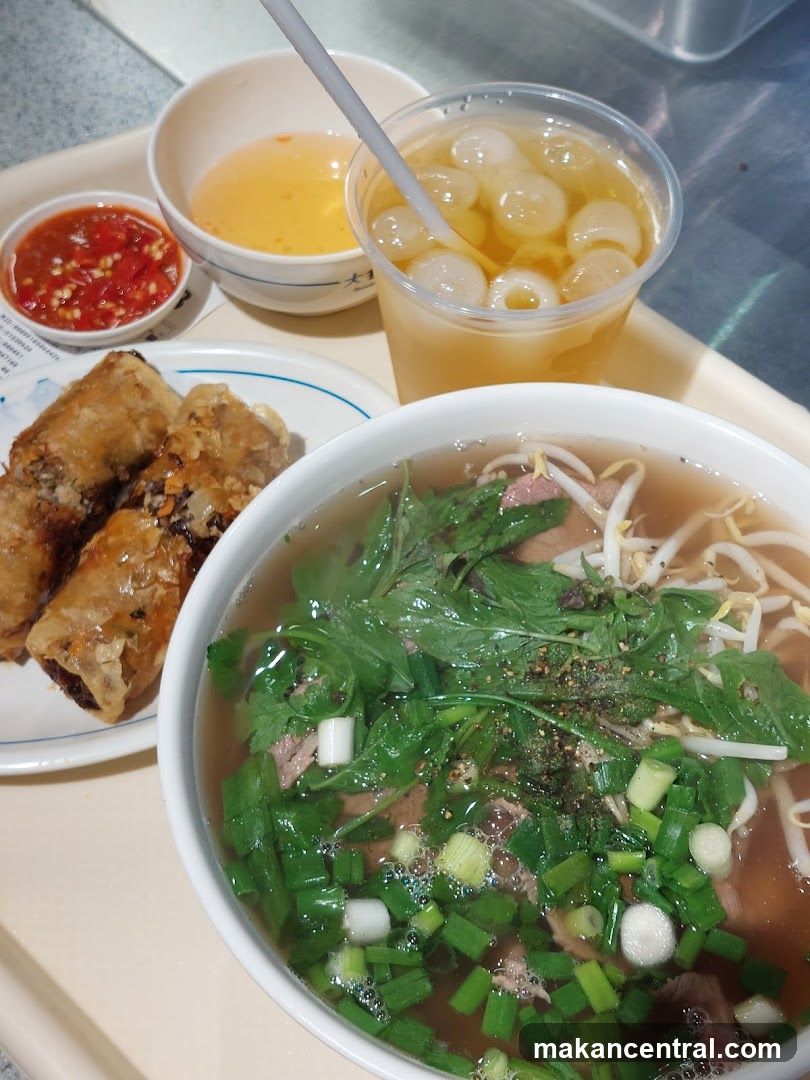Vietnamese Pho and Spring Rolls