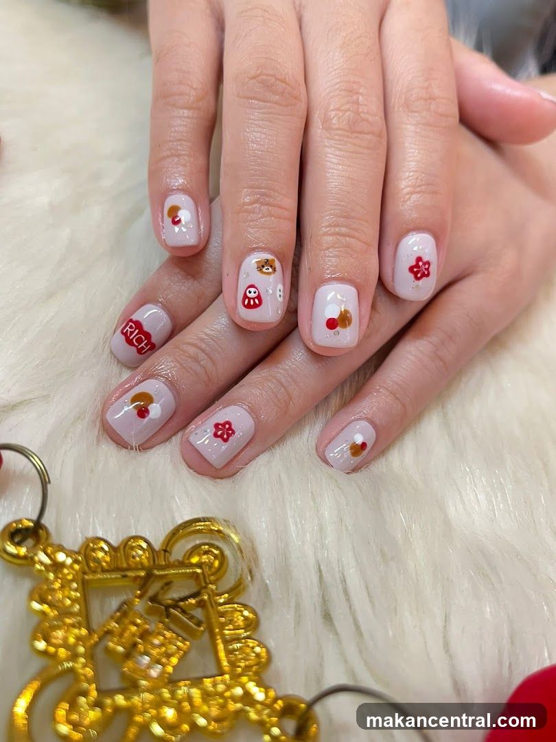 Nail Art with Charms