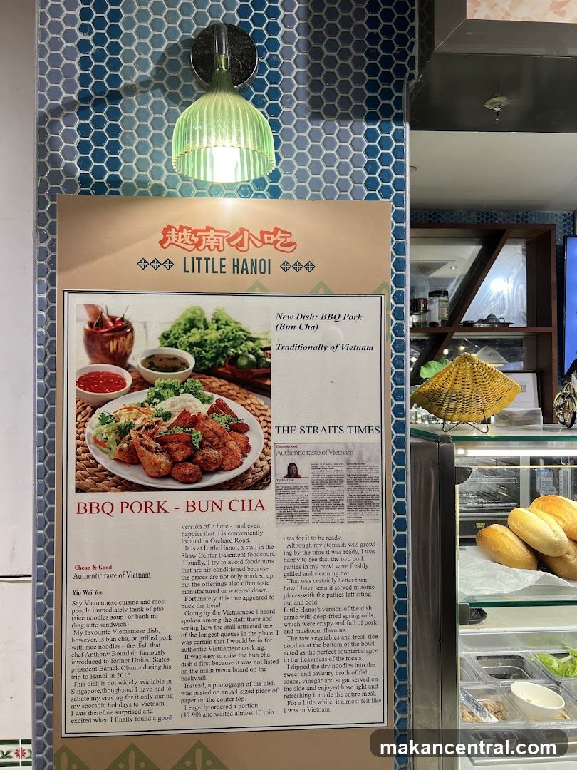 Little Hanoi Menu Board