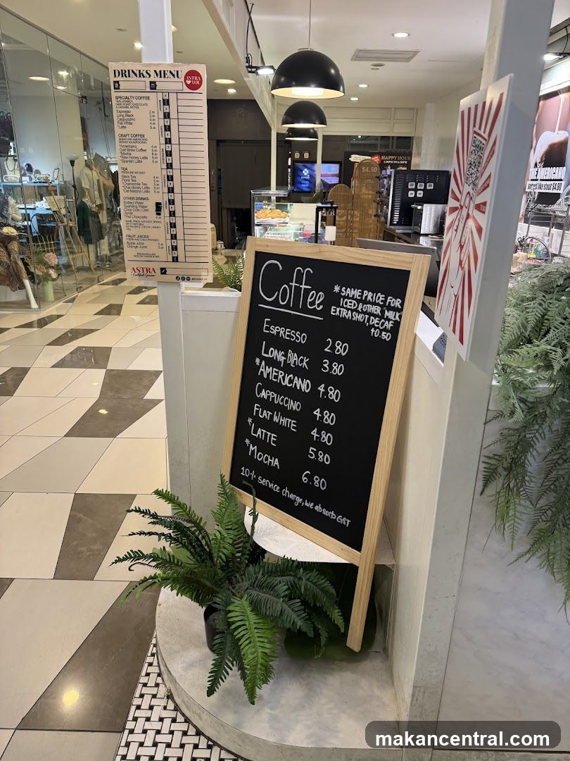 Coffee Menu