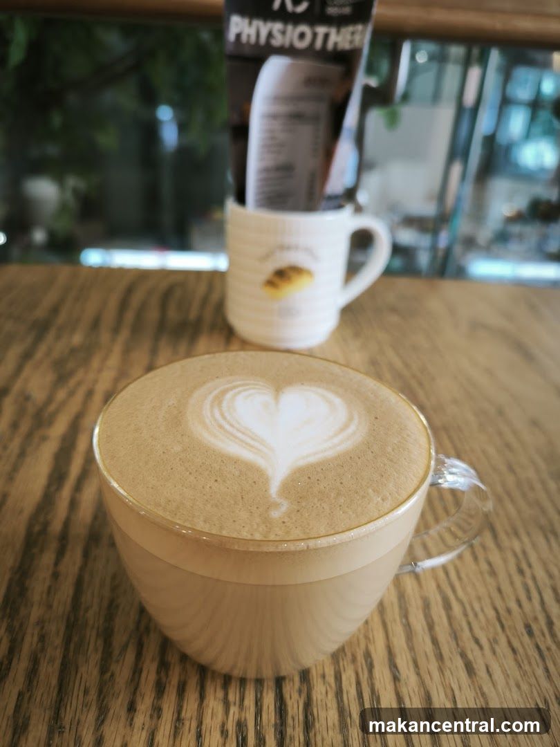 Latte with Heart Art