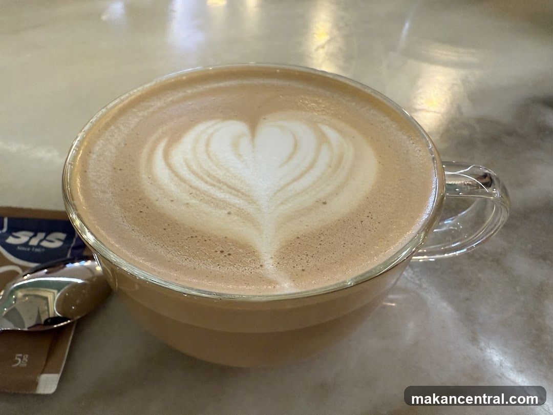 Latte with Heart Art