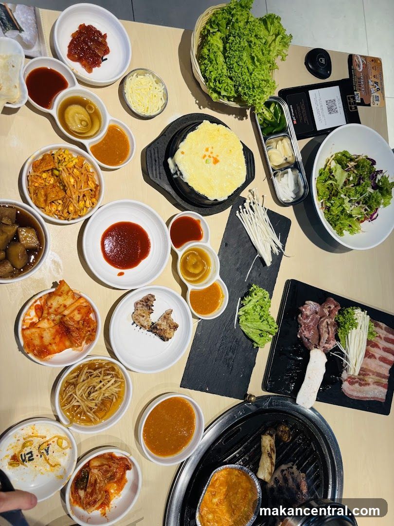 Korean BBQ Spread
