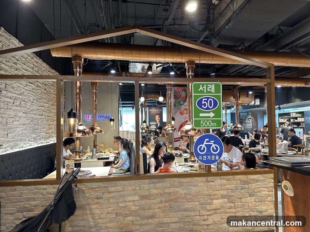 Restaurant Interior with Diners