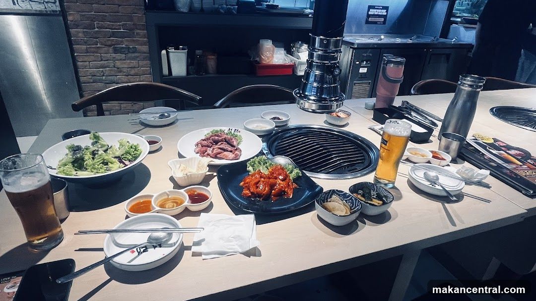 Table Setting at a Korean BBQ Restaurant