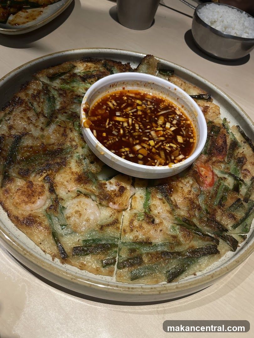 Korean Pancake with Dipping Sauce