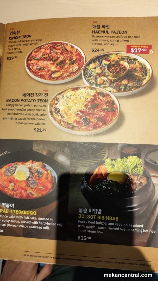 Korean Pancakes and Rice Dishes