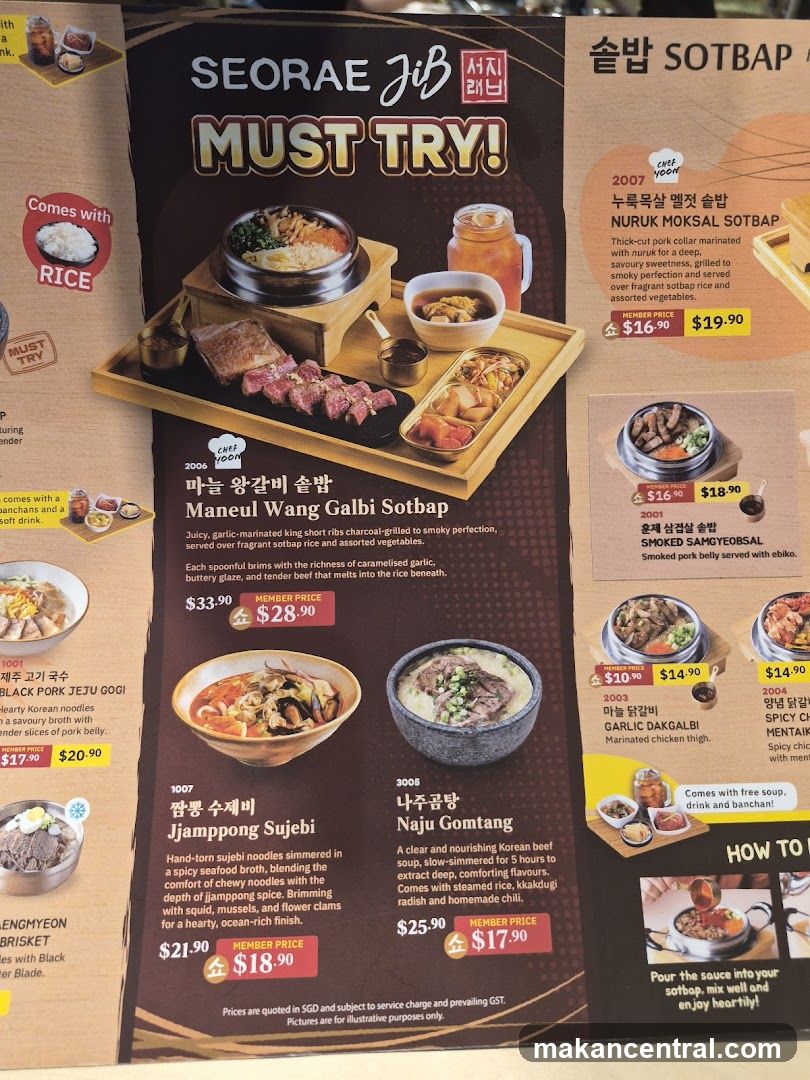 SEORAE JiB SOTBAP MUST TRY!