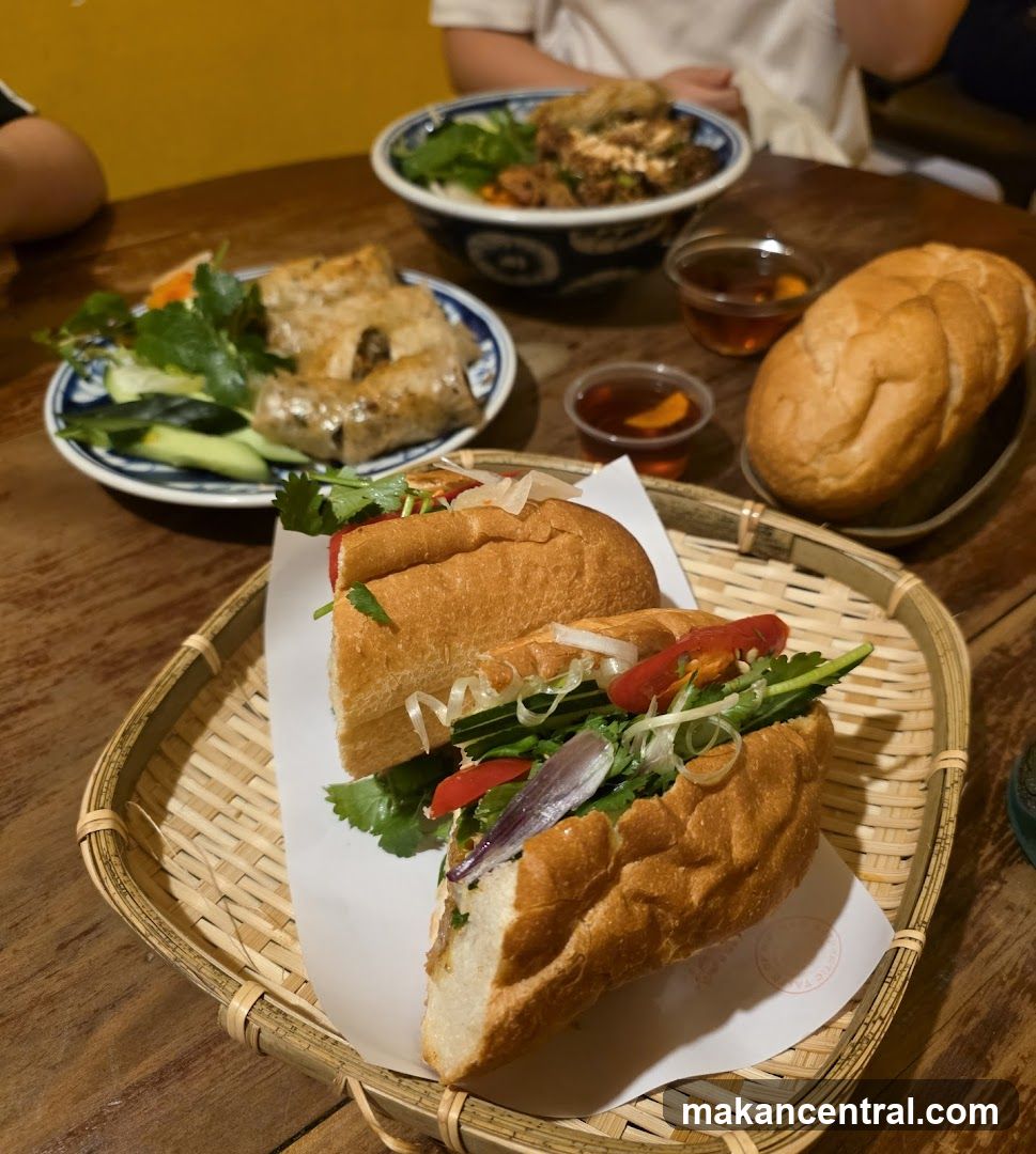 Vietnamese Sandwiches and Spring Rolls
