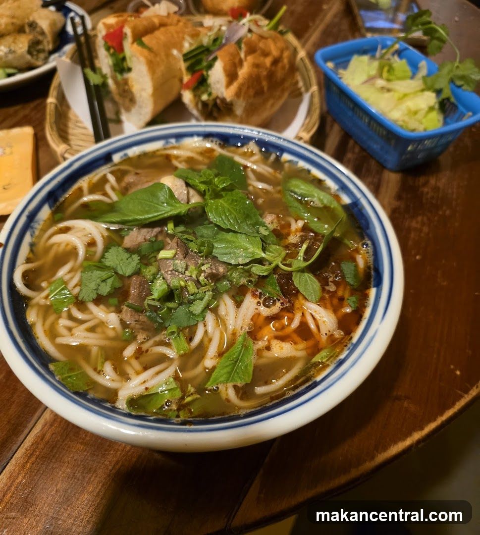 Vietnamese Noodle Soup and Sandwiches