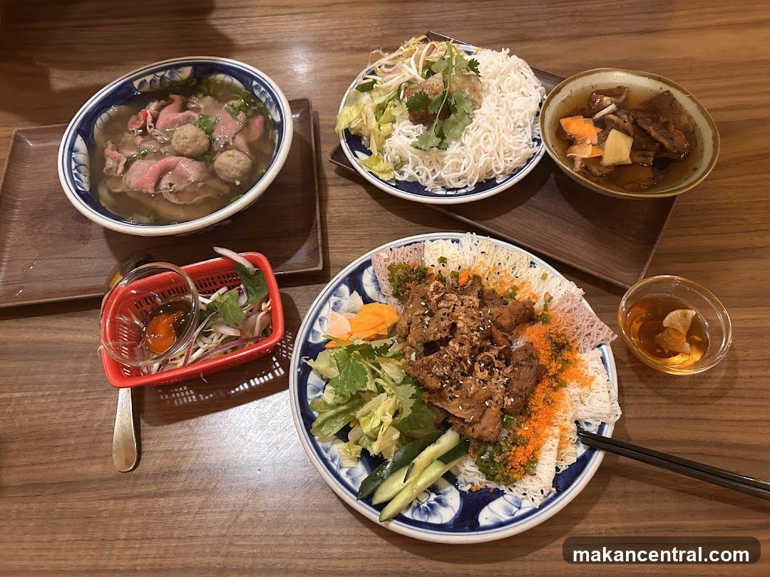 Vietnamese Food Spread