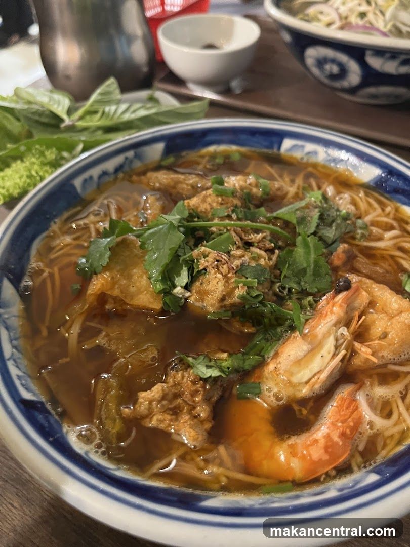 Noodle Soup with Shrimp