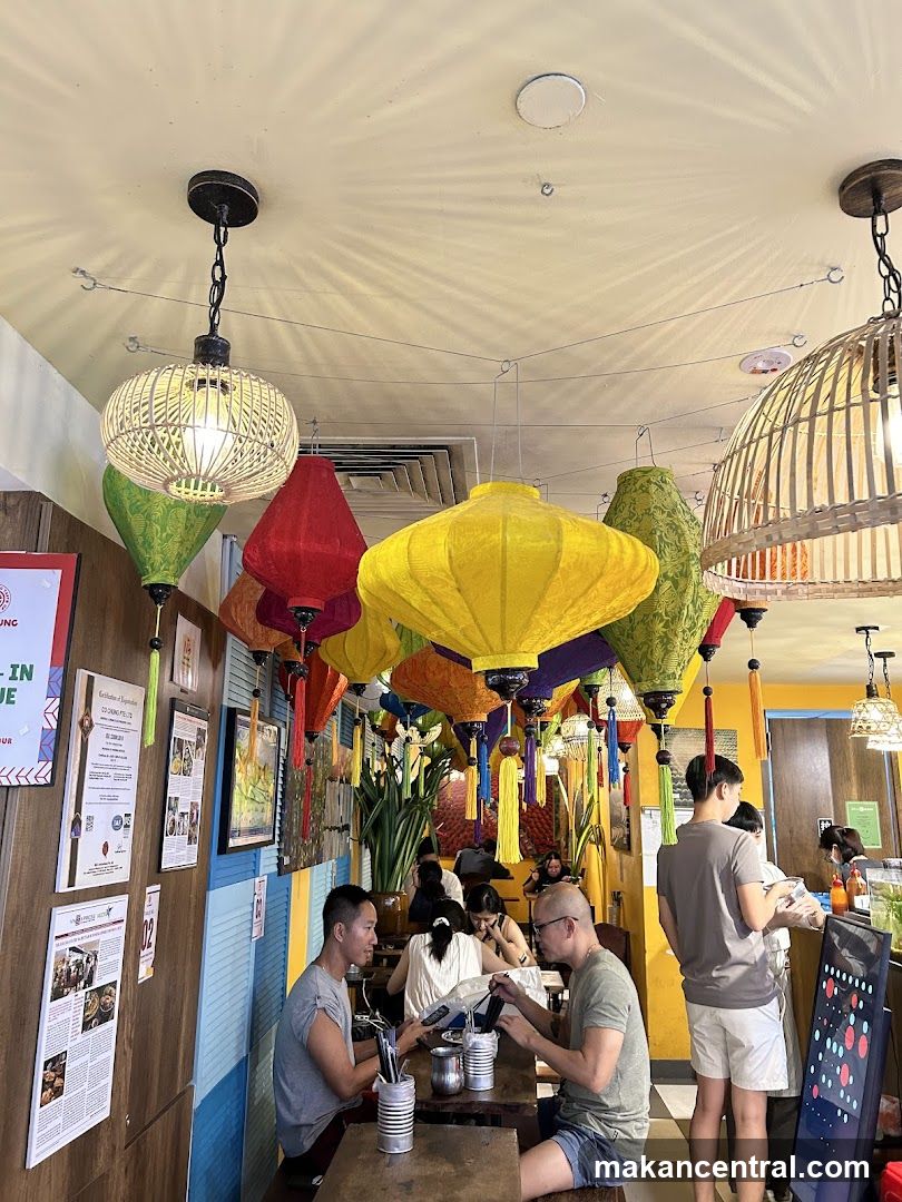 Restaurant Interior with Lanterns