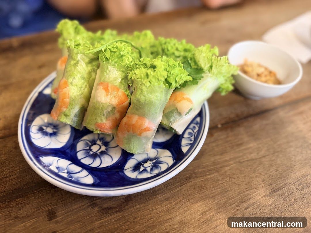 Fresh Spring Rolls with Shrimp