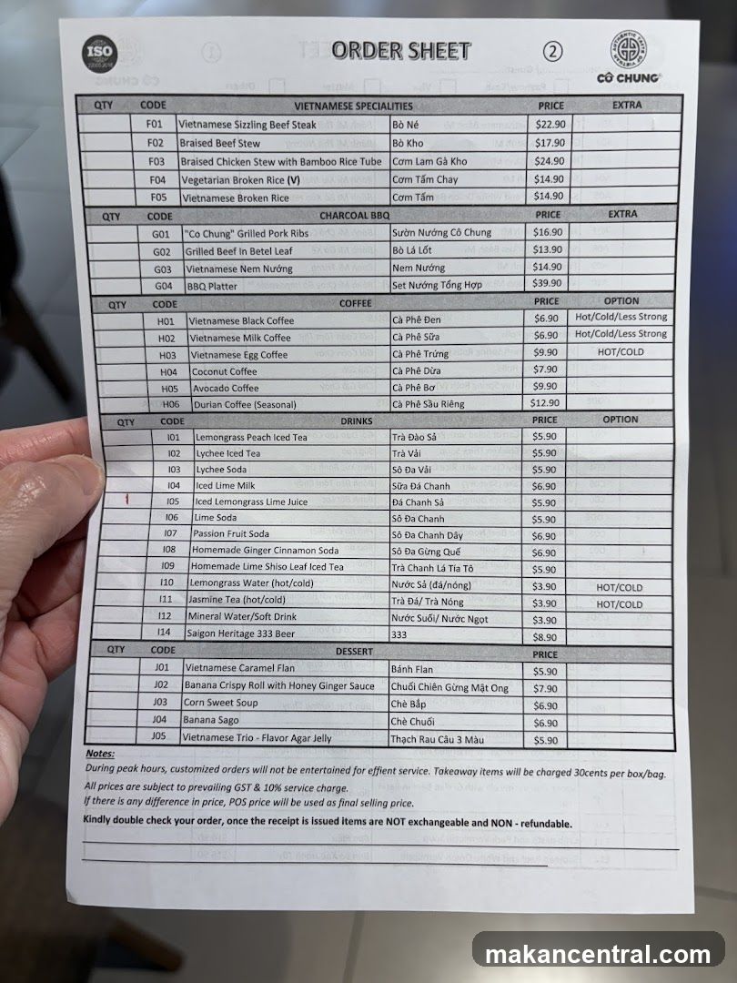 ORDER SHEET