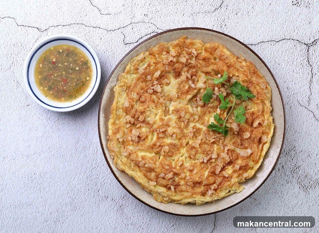 Omelet with Dipping Sauce
