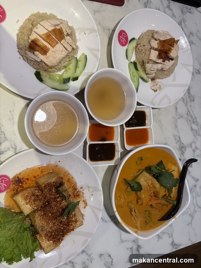 Hainanese Chicken Rice and Curry