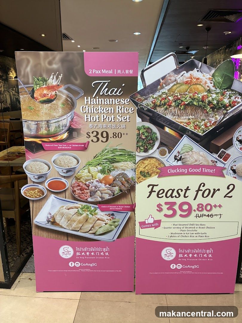 Thai Hainanese Chicken Rice Hot Pot Set