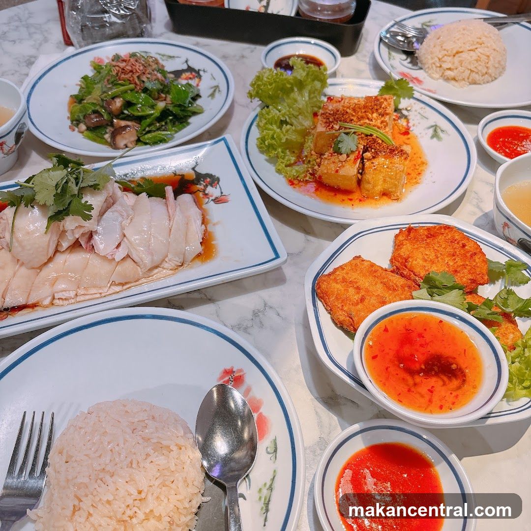 Hainanese Chicken Rice Meal