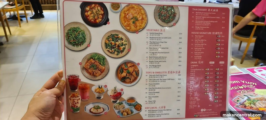 Thai Menu