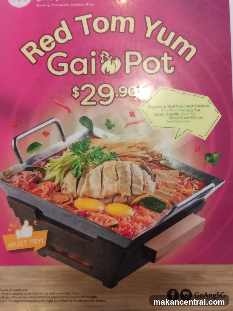 Red Tom Yum Gai Pot