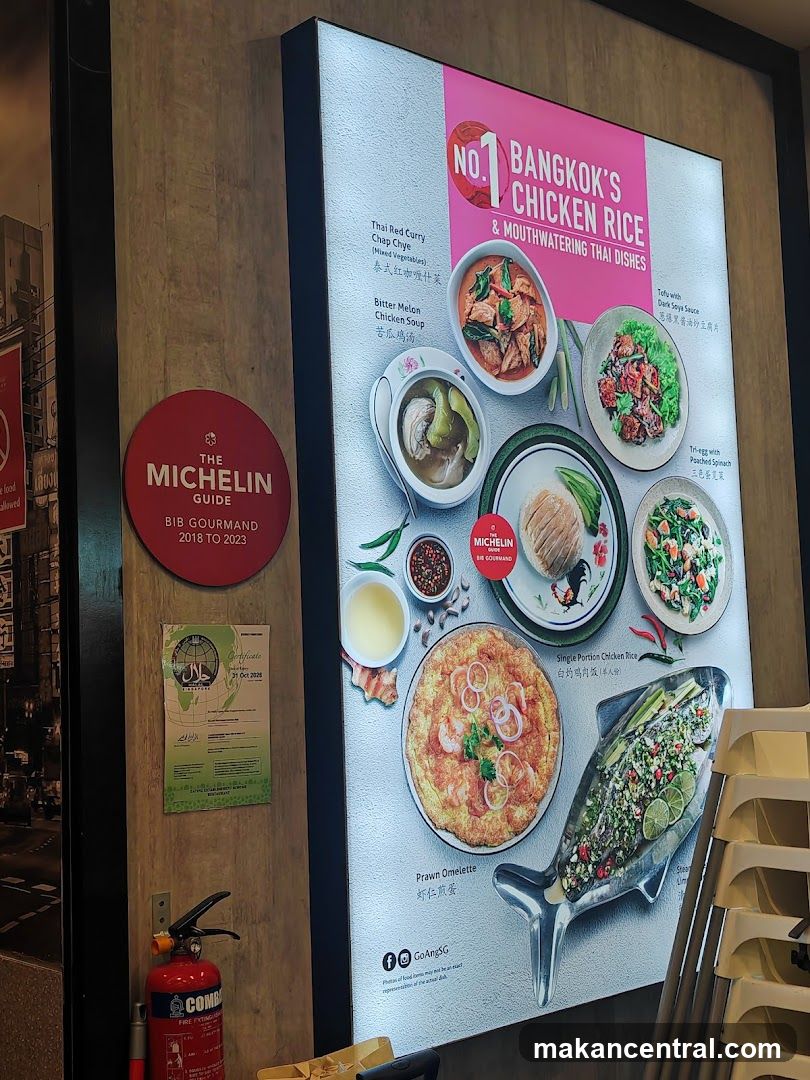 Bangkok's Chicken Rice & Mouthwatering Thai Dishes Menu