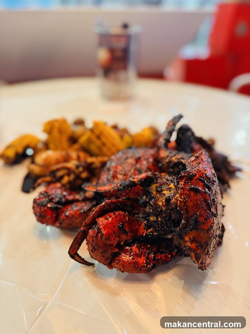 Grilled Crab and Corn