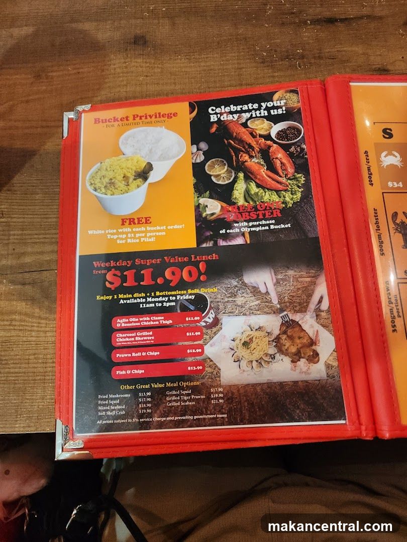 Weekday Super Value Lunch