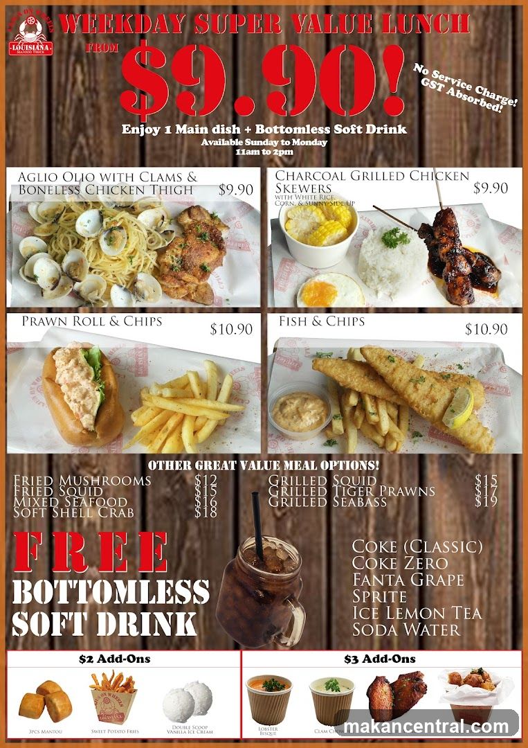 Weekday Super Value Lunch
